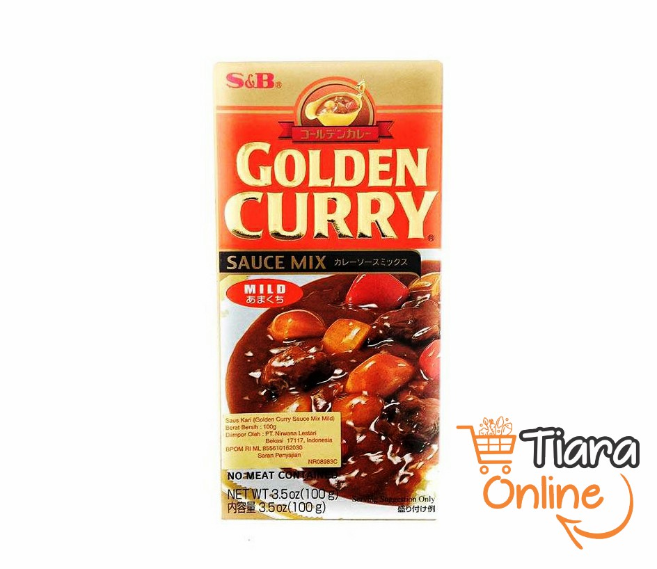 S&B - GOLDEN CURRY MILD : 92 GR