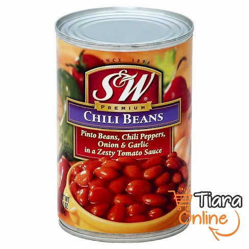 S&W - CHILI BEANS : 439 GR