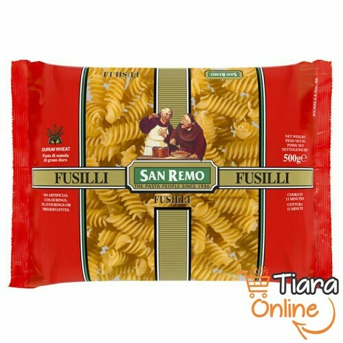 SAN REMO - FUSILLI : 500 GR