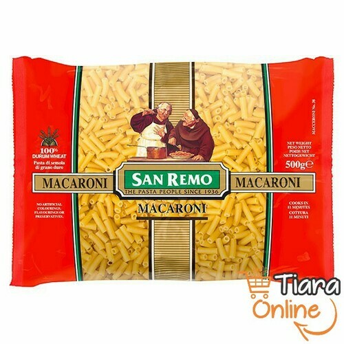 SAN REMO - MACARONI : 500 GR