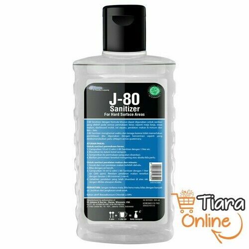 SC JOHNSON - S J-80 SANITIZER : 300 ML