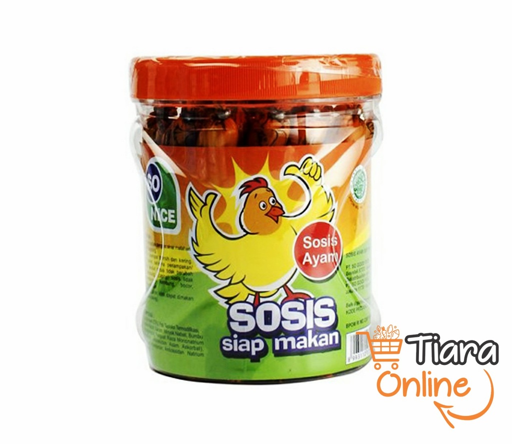 SO NICE - SOSIS AYAM TOPLES : 24X20GR