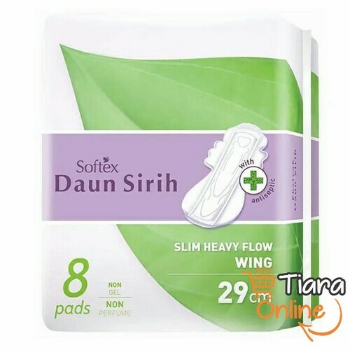 SOFTEX - DAUN SIRIH 29 CM : 8'S