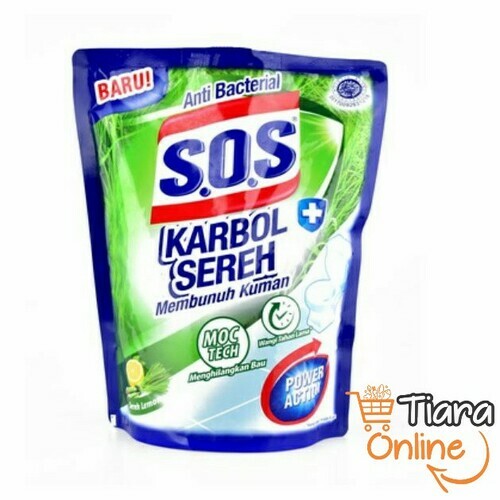 SOS - KARBOL WANGI SEREH LEMON : 1400 ML