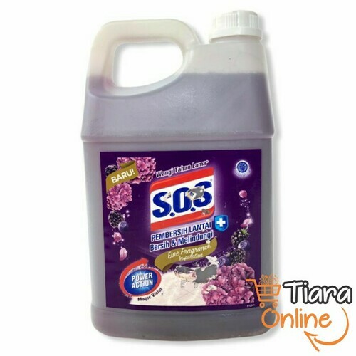 SOS - PEMBERSIH LANTAI MAGIC VIOLET : 4 L