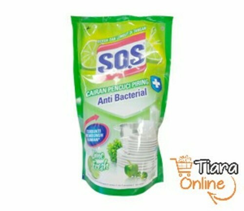 SOS - PENCUCI PIRING LIME FRESH REF : 750 ML