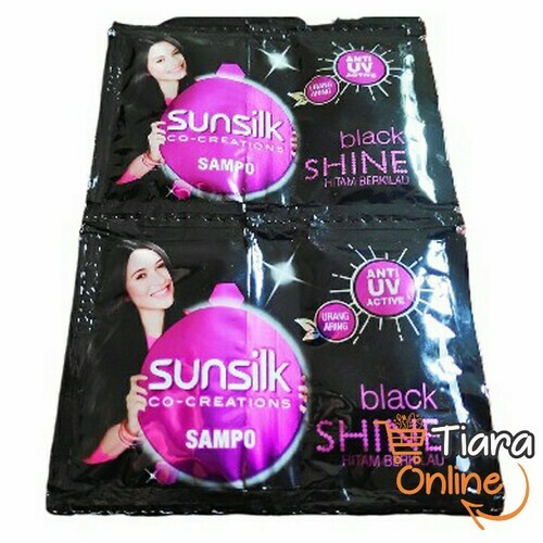 SUNSILK - SHAMPOO BLACK SHINE : 12X9ML