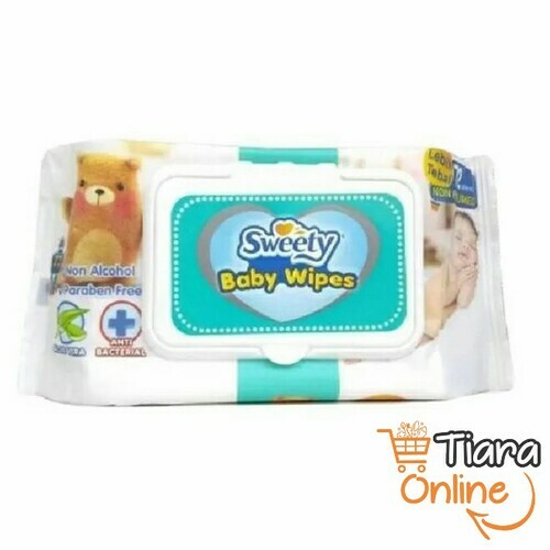 SWEETY - BABY WIPES NON PERFUMED : 72'S