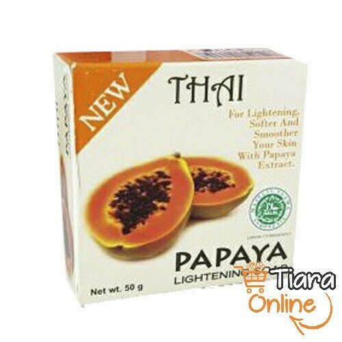 THAI - PAPAYA SOAP : 50 GR