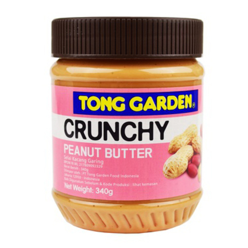 TONG GARDEN - CRUNCHY  PEANUT BUTTER : 340 GR