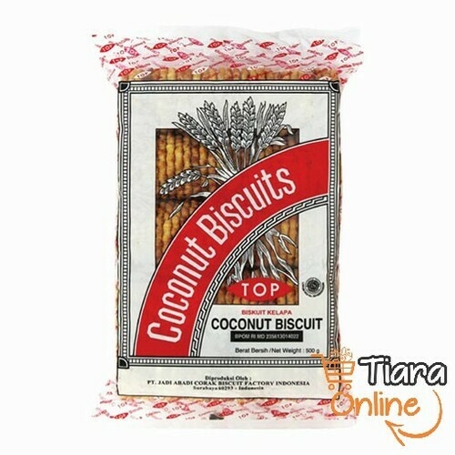 TOP - COCONUT BISCUIT CRACKERS : 500 GR