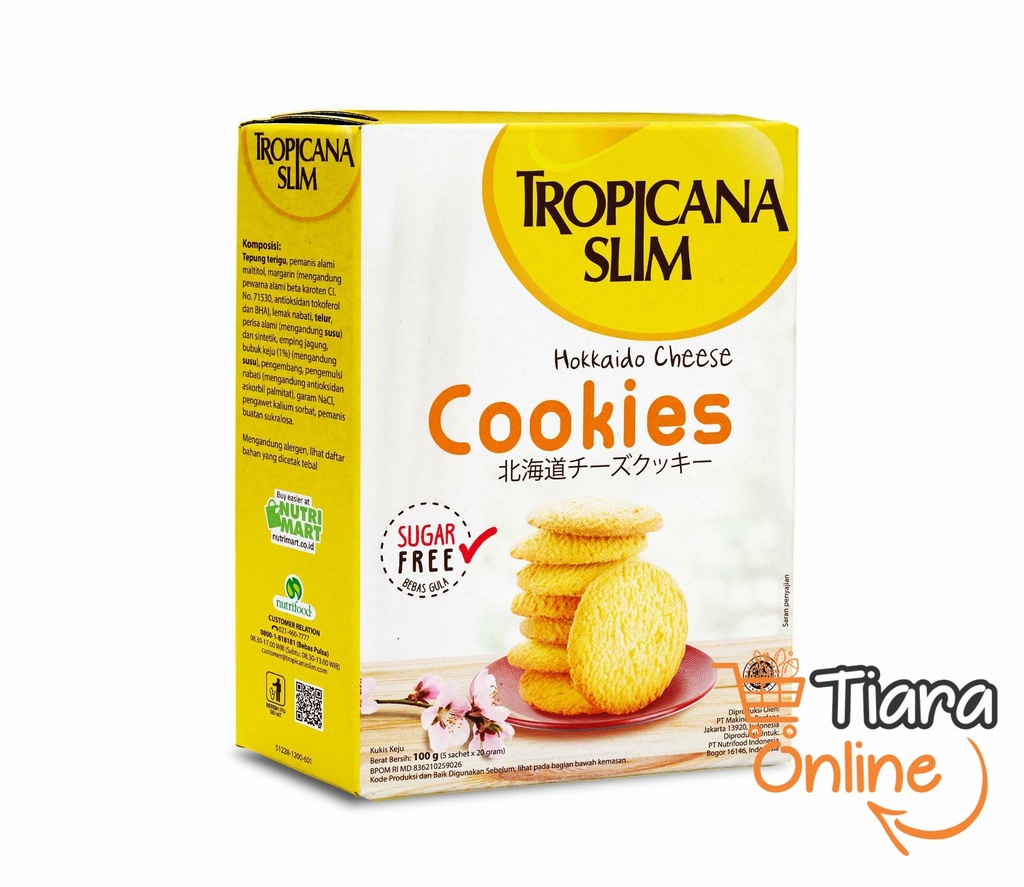 TROPICANA SLIM - COOKIES HOKAIDO CHEESE : 100 GR