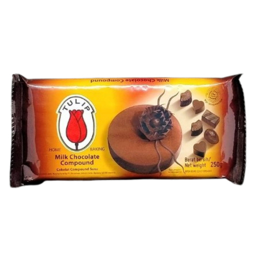 TULIP - MILK CHOCO COMPOUND : 250 GR