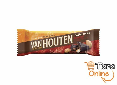 VAN HOUTEN - SEMI SWEET ALMONDS : 55 GR