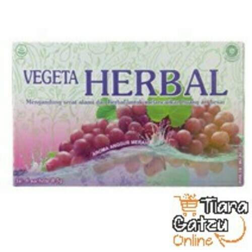 VEGETA - HERBAL ANGGUR MERAH BOX : 6X5 GR