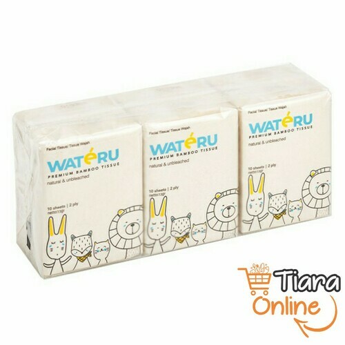 WATERU - BAMBOO TISSUE POCKET : 6X10'S