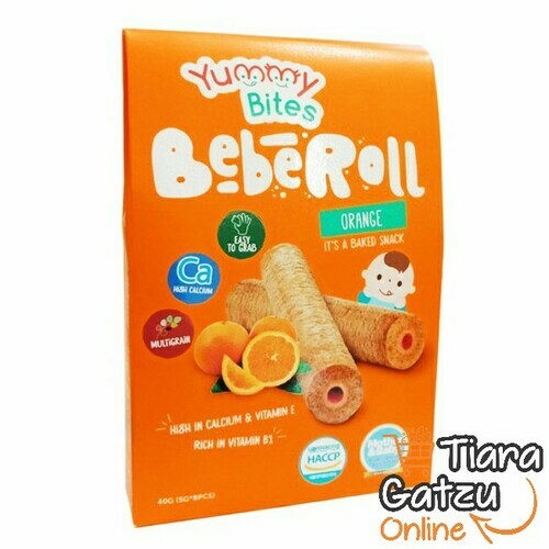 YUMMY BITES - BEBEROLL ORANGE : 40 GR