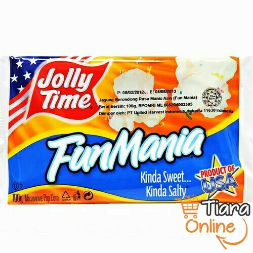 JOLLY - TIME FUNMANIA : 100 GR 