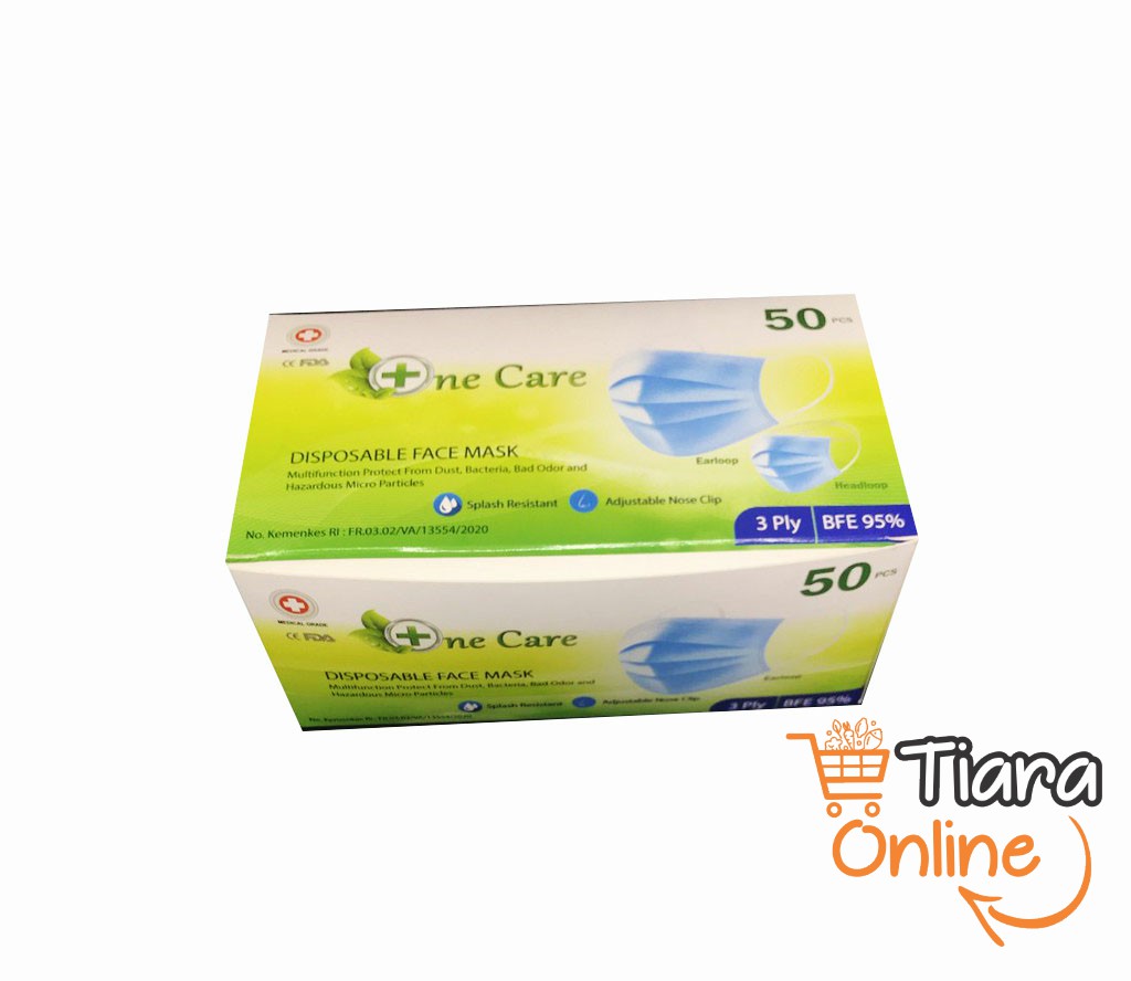 ONE CARE - FACE MASK 3PLY BOX : 50'S 