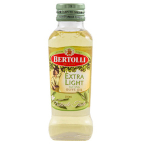 BERTOLLI EXTRA LIGHT OLIVE OIL : 250 ML