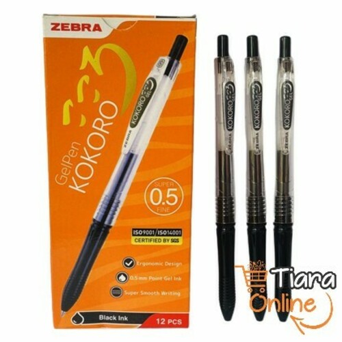 ZEBRA BALLPOINT KOKORO BLACK : 0.5