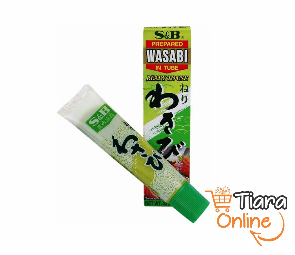 S&B - WASABI IN TUBE : 43 GR 