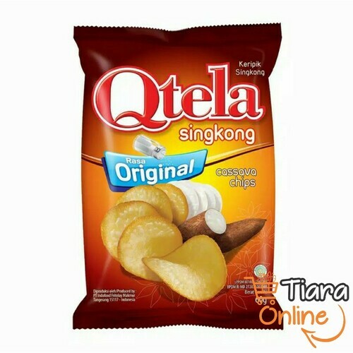 QTELA - CASSAVA CHIPS ORIGINAL : 60 GR 