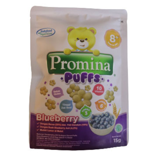 PROMINA - PUFFS BLUEBERRY : 15 GR 