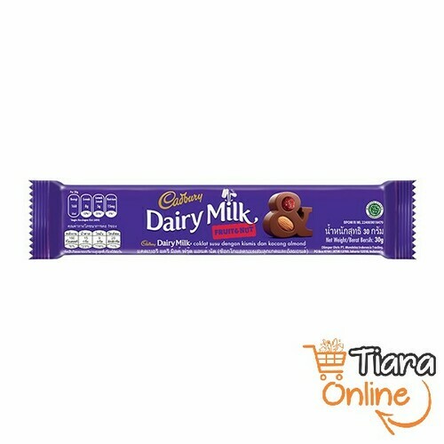 [1464264] CADBURY - DAIRY MILK FRUIT & NUT : 30 GR 