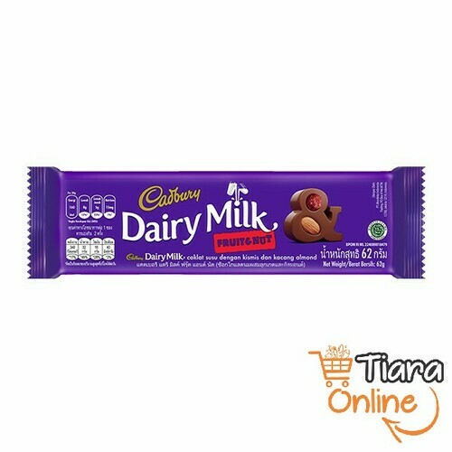 [1464263] CADBURY - DAIRY MILK FRUIT & NUT : 62 GR 