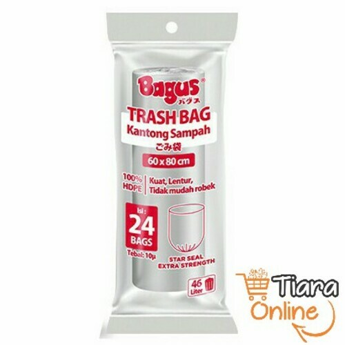 [0036725] BAGUS TRASH BAG : 60X80CM 24'S