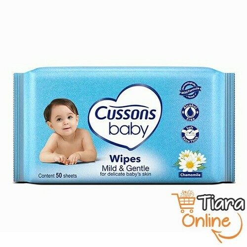 [0363619] CUSSONS - BABY WIPES MILD & GENTLE : 50'S 