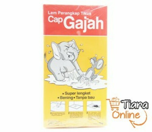 [0422143] CAP GAJAH LEM - TIKUS  KOTAK TRAP : 60 GR 