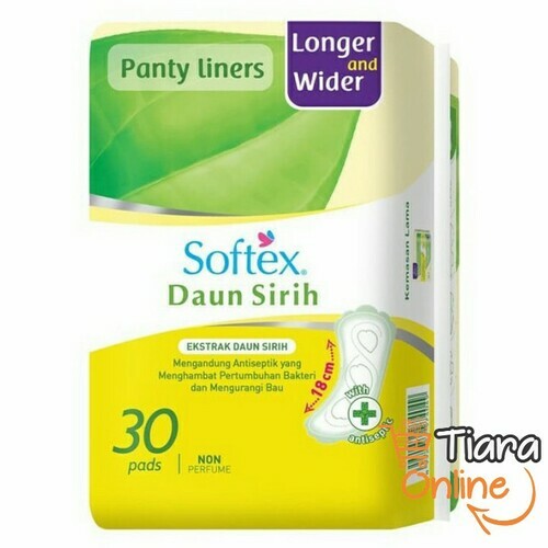 [0233582] SOFTEX - PANTY LINER DAUN SIRIH LONG WIDER : 30'S 