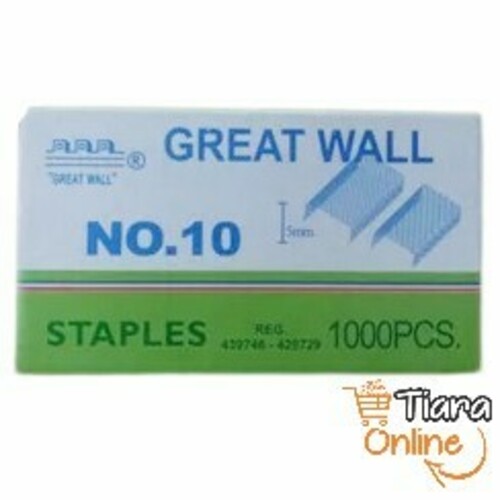 [0754501] GREAT WALL - ISI STAPLES NO.10