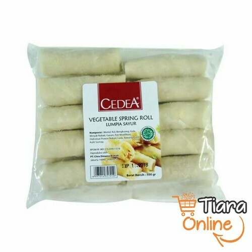 [1874151] CEDEA VEGETABLE SPRING ROLL : 500 GR 