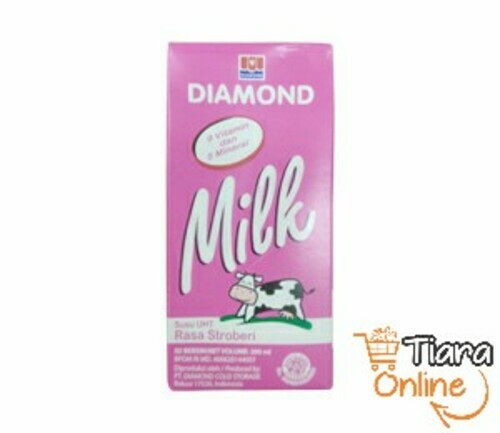 [1302059] DIAMOND UHT STRAWBERRY MILK : 200 ML