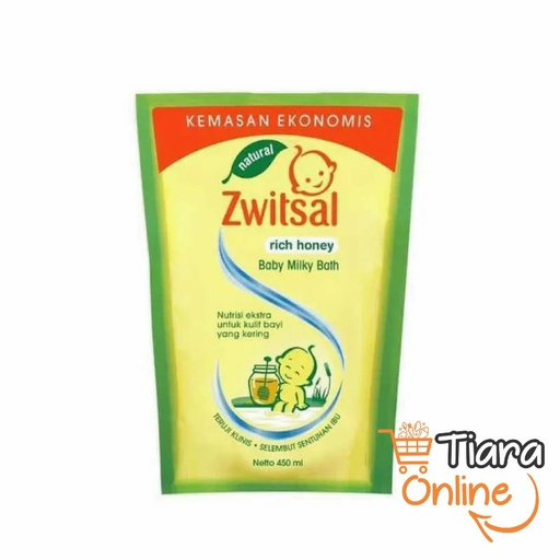 [0383609] ZWITSAL BABY BATH MILK & HONEY REF : 450 ML