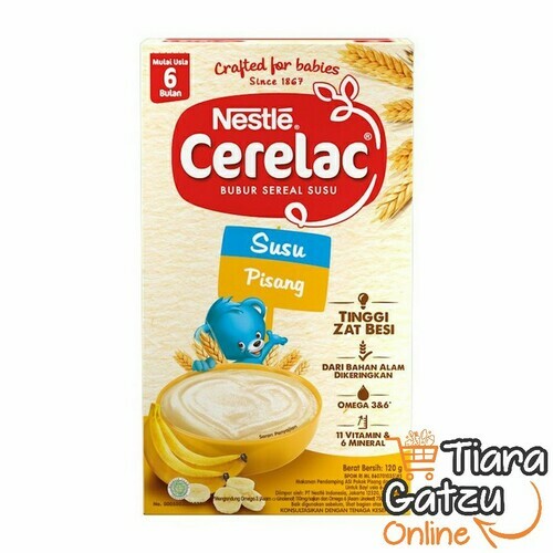 [1223347] CERELAC - BUBUR SUSU BANANA : 120 GR 