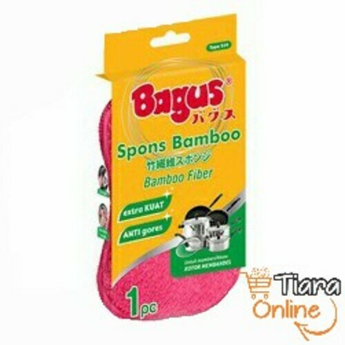 [0354046] BAGUS - SPONS BAMBOO : 1 PC