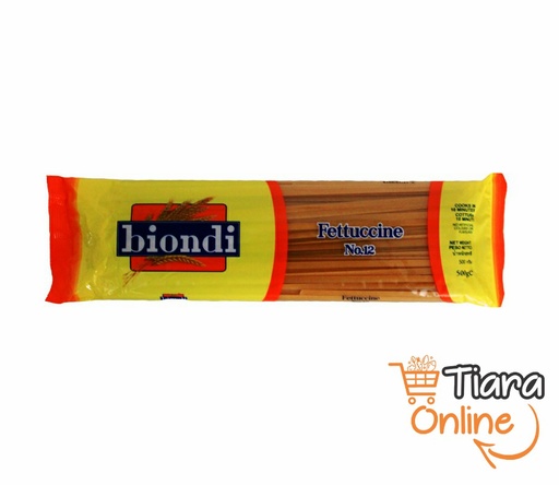 [1184442] BIONDI - FETTUCCINE NO.12 : 500 GR