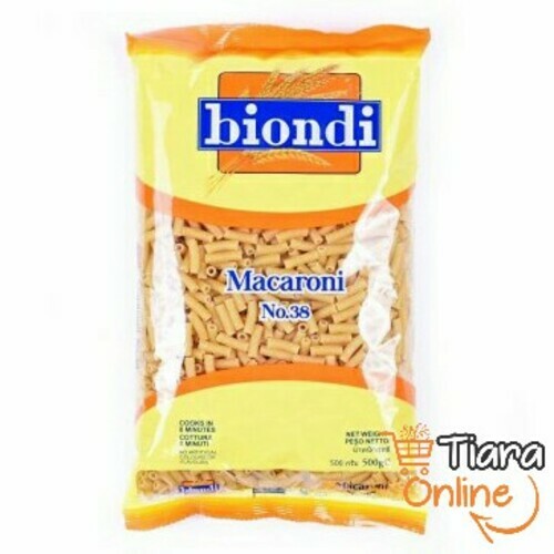 [1184438] BIONDI - MACARONI NO.38 : 500 GR