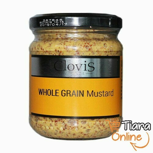 [1163439] CLOVIS - WHOLE GRAIN MUSTARD : 200 GR