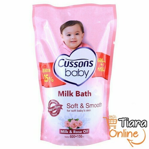 [0383527] CUSSONS - BABY MILK BATH REF : 600+150