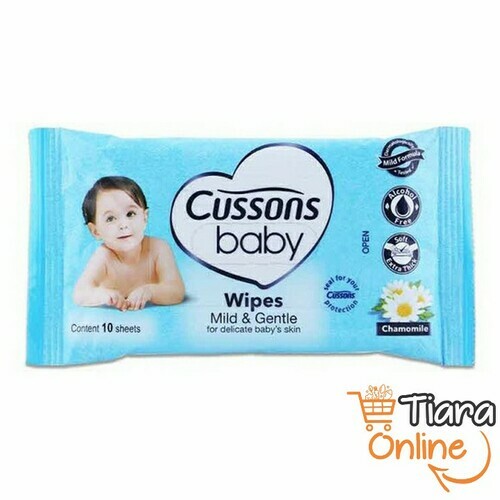 [0363621] CUSSONS - BABY WIPES MILD & GENTLE : 10'S