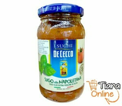 [1163590] DE CECCO - SUGO ALLA NAPOLETANA : 200 GR