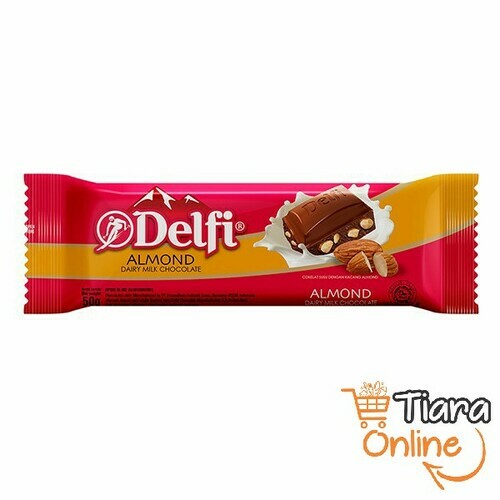 [1464246] DELFI - ALMOND DAIRY MILK CHOCOLATE : 50 GR