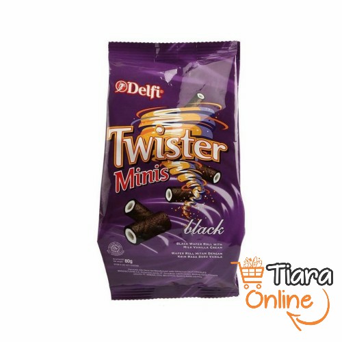 [1423667] DELFI - TWISTER MINIS BLACK : 80 GR