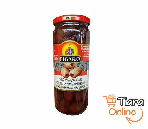 [1013888] FIGARO - PITTED KALAMATA OLIVES : 450 GR