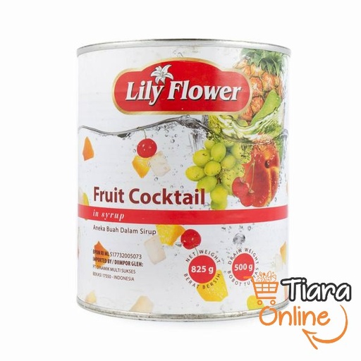 [1013791] LILY FLOWER - FRUIT COCKTAIL : 825 GR